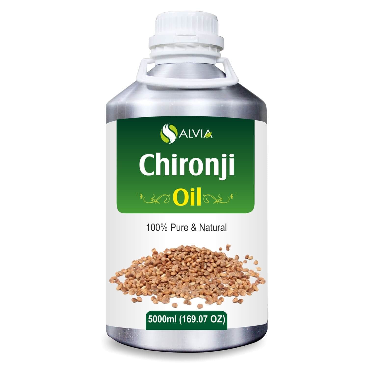 Salvia Natural Carrier Oils 5000ml Chironji Oil (Buchanania-Lanzan) 100% Natural Pure Carrier Oil Reduces Dark Spots, Facial Blemishes, Improves Hair Texture Salvia Natural Carrier Oils 5000ml Chironji Oil (Buchanania-Lanzan) 100% Natural Pure Carrier Oil Reduces Dark Spots, Facial Blemishes, Improves Hair Texture